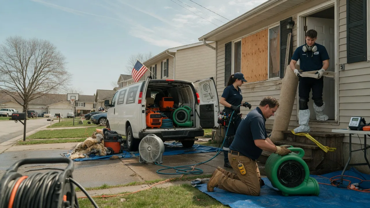 Water Damage Restoration in Versailles, IN near me